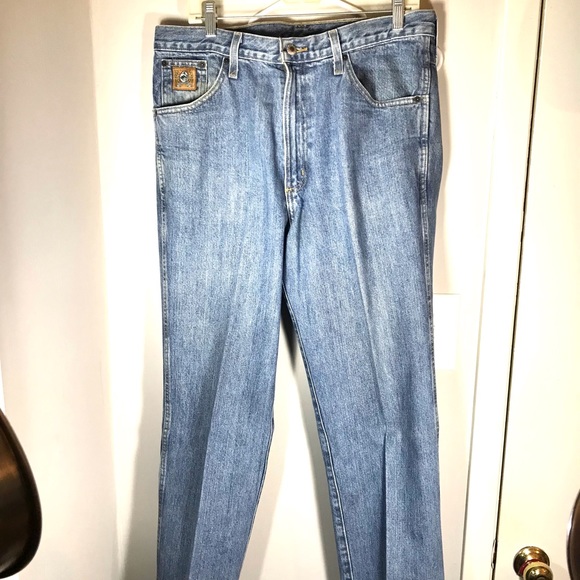 Cinch mens original rise tapered leg jeans size 35x32 Preowned - Picture 4 of 7